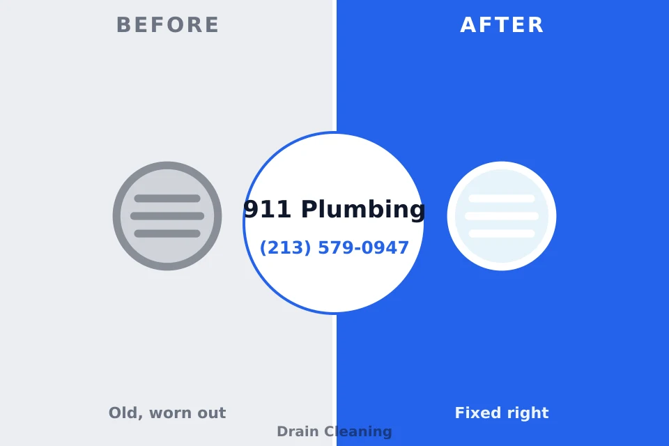 Before and after: plumbing repair Waveland, MS